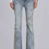 Rock Revival „Madison“ Bootcut-Jeans mit Verzierungen
