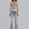 Rock Revival „Madison“ Bootcut-Jeans mit Verzierungen