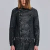 Rock Revival Military-Motorradjacke