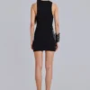 Rock Revival Mini-Kleid im Westen-Stil mit Strass-Fleur-de-Lis-Motiv