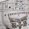 Rock Revival Mini-Shorts mit Nieten in „Dirty“-Optik