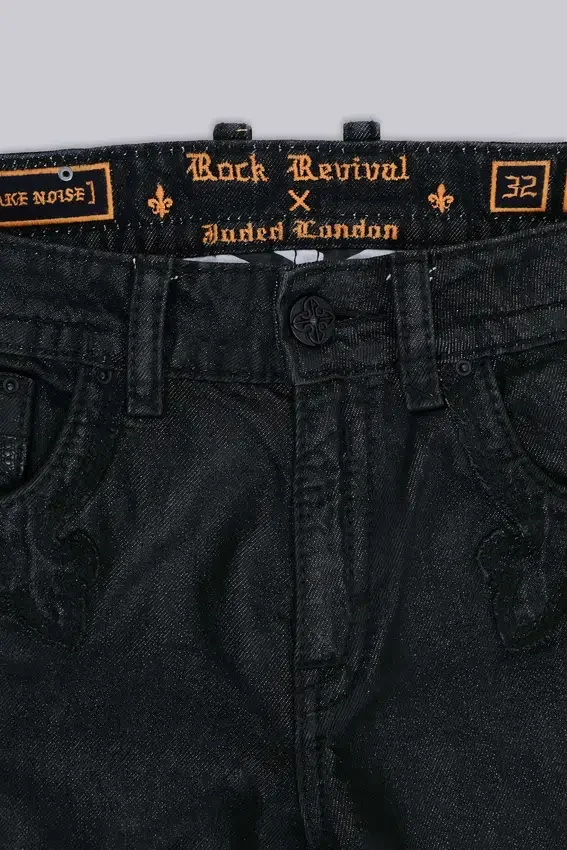 Rock Revival Staple Wax Bootcut-Jeans