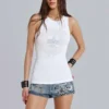 Rock Revival Strass-Fleur-de-Lis-Oberteil