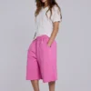 Rosa Monster Joggers-Shorts