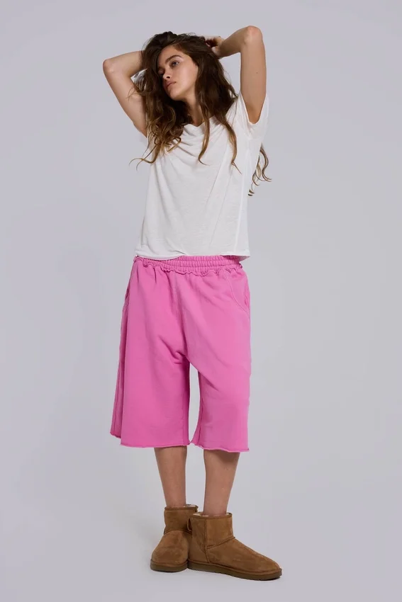 Rosa Monster Joggers-Shorts