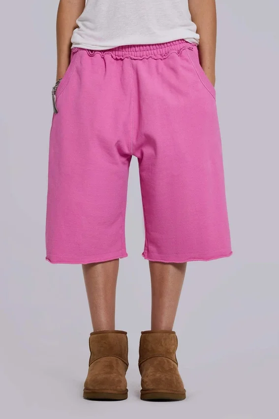 Rosa Monster Joggers-Shorts