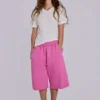 Rosa Monster Joggers-Shorts