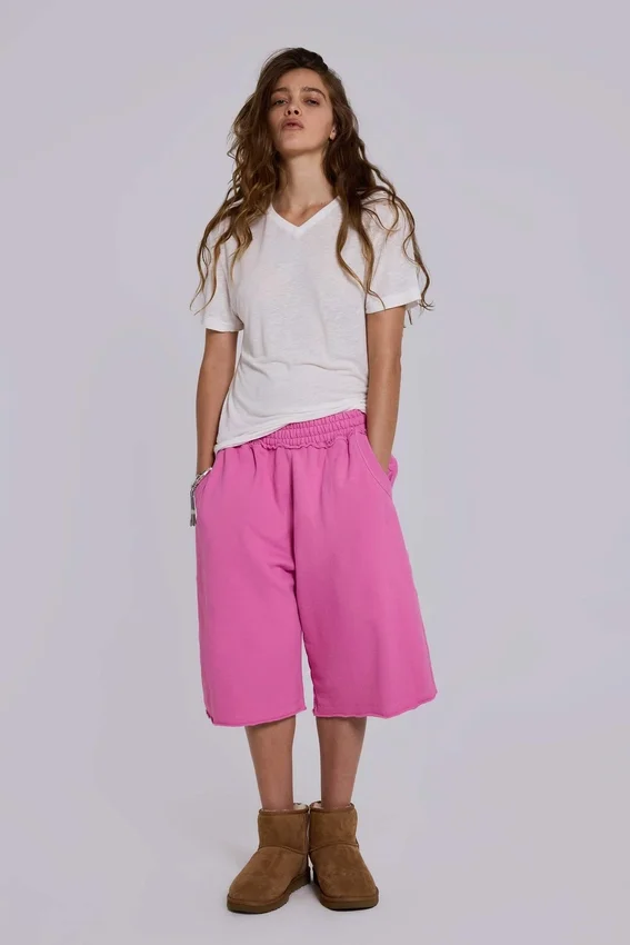 Rosa Monster Joggers-Shorts