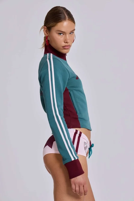 Rosa „No. 13 Football“-Minishorts