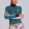 Rosa „No. 13 Football“-Minishorts