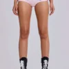 Rosa „No. 13 Football“-Minishorts