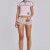 Rosa Nr. 13 Fußball-Baby-T-Shirt