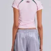 Rosa Nr. 13 Fußball-Baby-T-Shirt