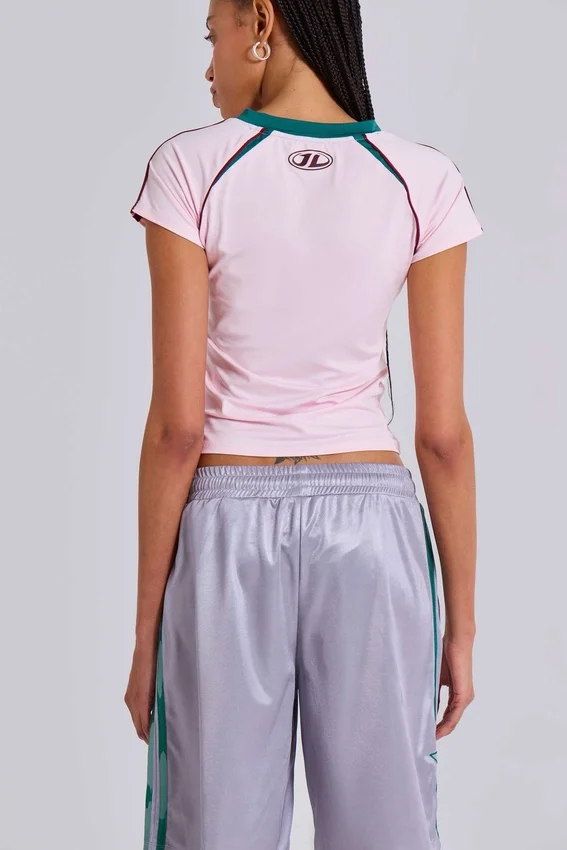 Rosa Nr. 13 Fußball-Baby-T-Shirt