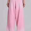 Rosa sportliche, weite „Monster Joggers“-Jogginghose