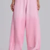 Rosa sportliche, weite „Monster Joggers“-Jogginghose