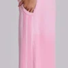 Rosa sportliche, weite „Monster Joggers“-Jogginghose