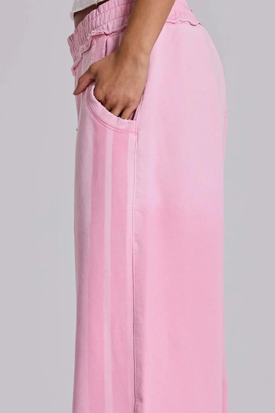Rosa sportliche, weite „Monster Joggers“-Jogginghose