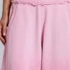 Rosa sportliche, weite „Monster Joggers“-Jogginghose