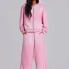 Rosa sportliche, weite „Monster Joggers“-Jogginghose