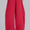 Rote Parachute-Cargohose