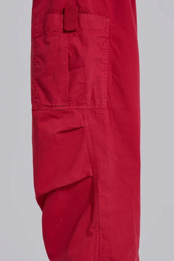 Rote Parachute-Cargohose