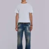 Saddle Skinny Brauner Ledergürtel