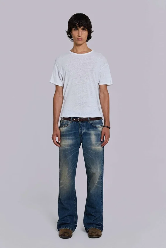 Saddle Skinny Brauner Ledergürtel
