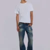 Saddle Skinny Brauner Ledergürtel