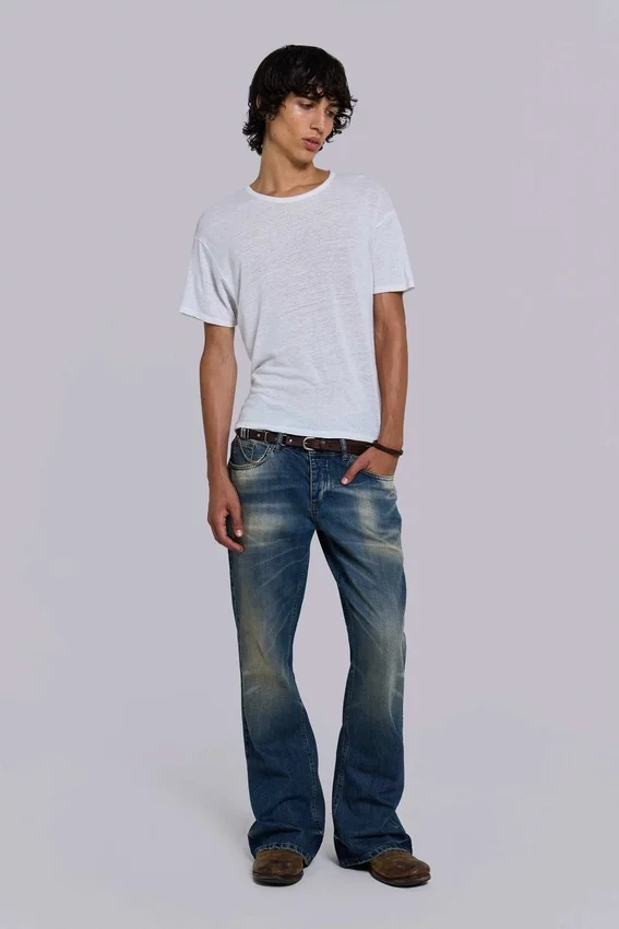 Saddle Skinny Brauner Ledergürtel