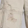Sandfarbene Cargo-Shorts