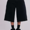 Sandschwarze Colossus-Shorts
