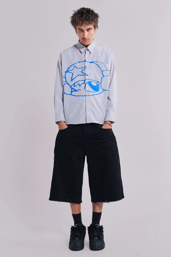 Sandschwarze Colossus-Shorts
