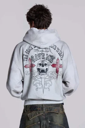 „Save Me“ Oversize-Hoodie