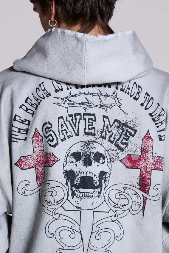 „Save Me“ Oversize-Hoodie