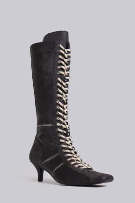Schwarze „Brooke“-Boxerstiefel