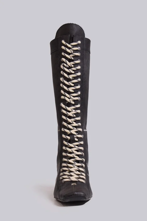Schwarze „Brooke“-Boxerstiefel