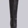 Schwarze „Brooke“-Boxerstiefel