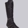 Schwarze „Brooke“-Boxerstiefel