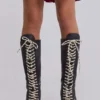 Schwarze „Brooke“-Boxerstiefel