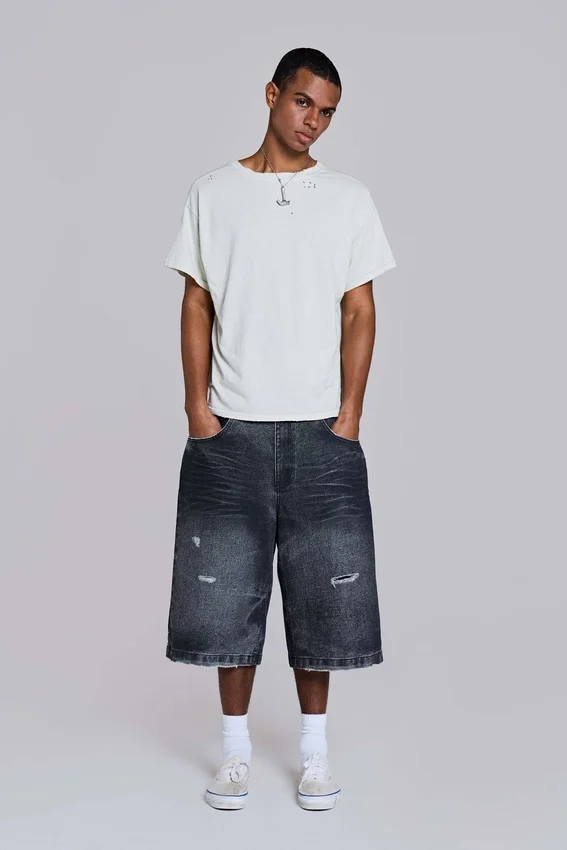 Schwarze Cinch Colossus Jorts