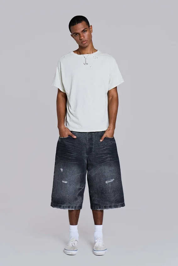 Schwarze Cinch Colossus Jorts
