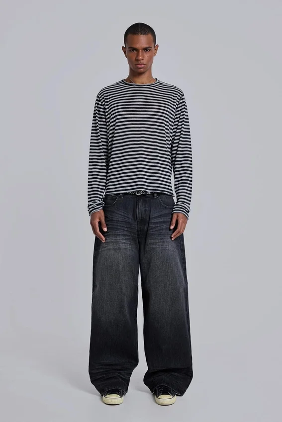 Schwarze „Falcon“ XL Colossus Jeans
