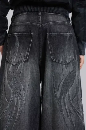Schwarze „Jewel Blade XL Colossus“-Jeans
