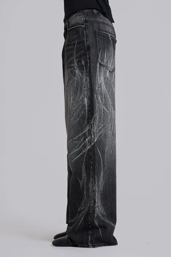 Schwarze „Jewel Blade XL Colossus“-Jeans