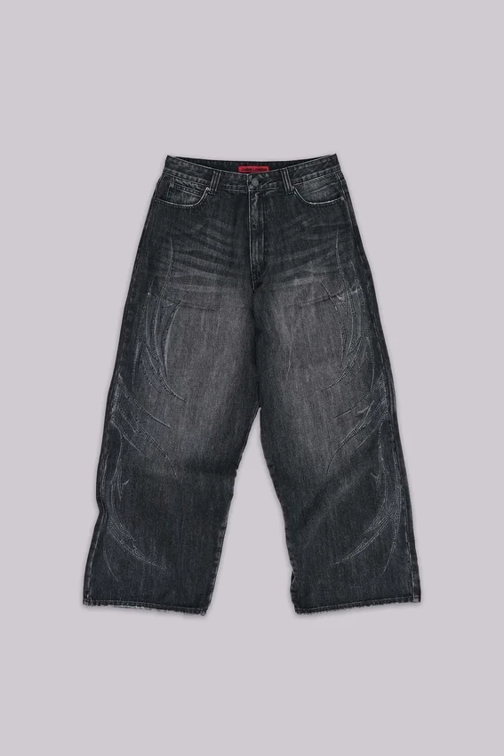 Schwarze „Jewel Blade XL Colossus“-Jeans