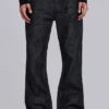 Schwarze „Jude“ Bootcut-Jeans