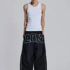 Schwarze LDN Vapor Jogginghose
