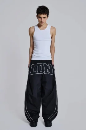 Schwarze LDN Vapor Jogginghose