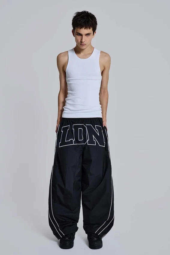 Schwarze LDN Vapor Jogginghose